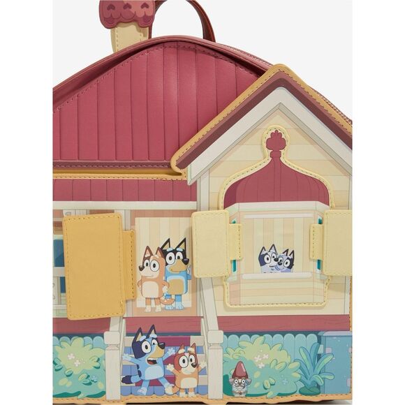 Bluey Heeler House Figural Mini Backpack